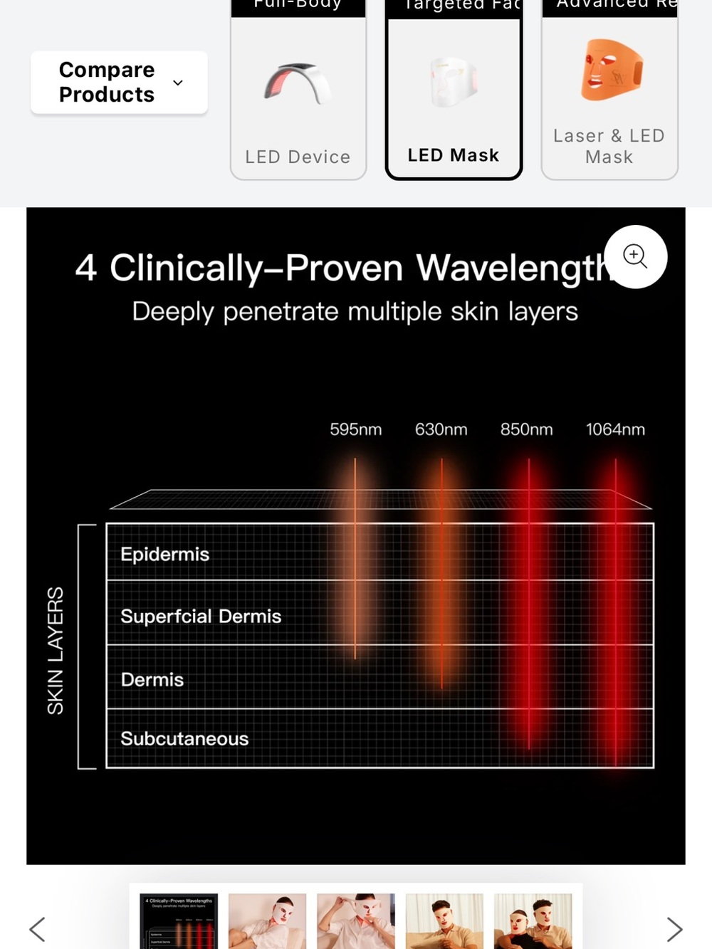 Swirise LED Red Light Face Mask - Picture 14 of 14